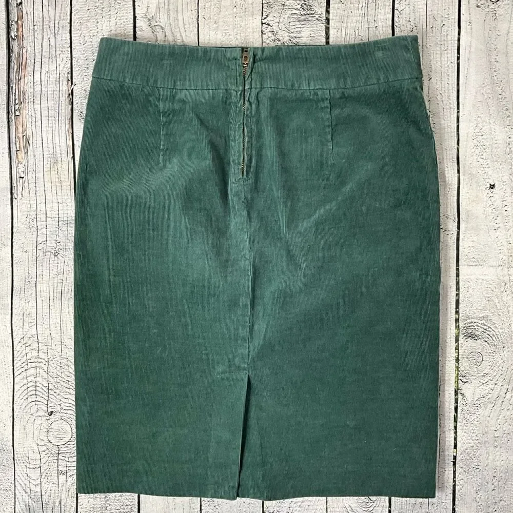 J. CREW Corduroy Pencil Skirt